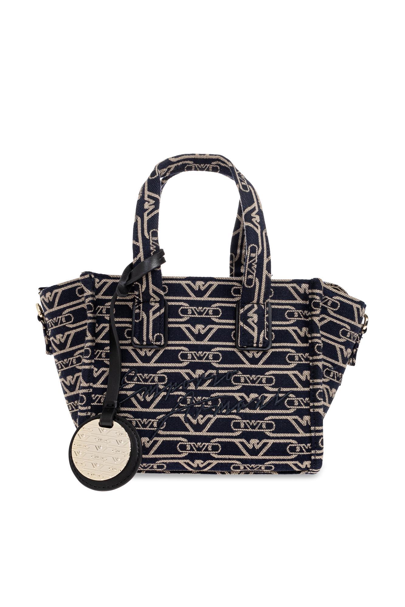 emporio armani monogram handbag