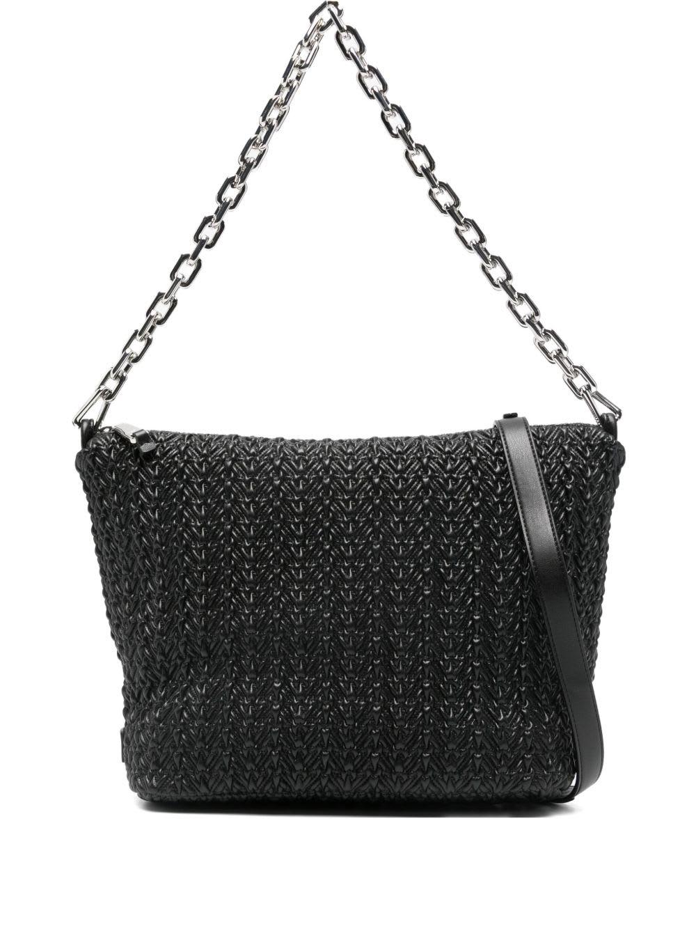 emporio armani quilted medium hobo bag