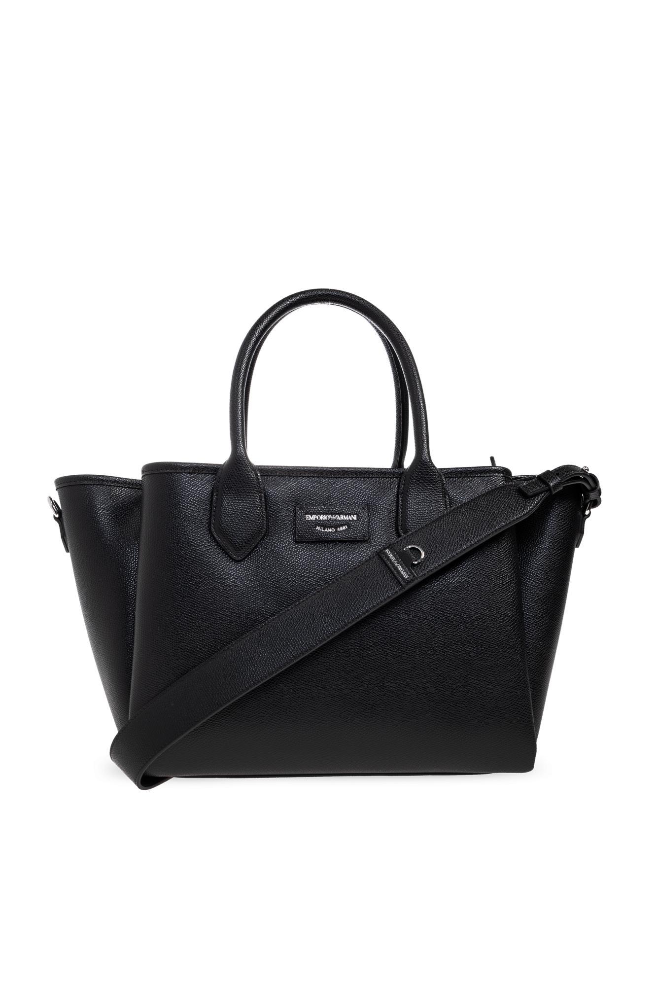 emporio armani shopper-type bag