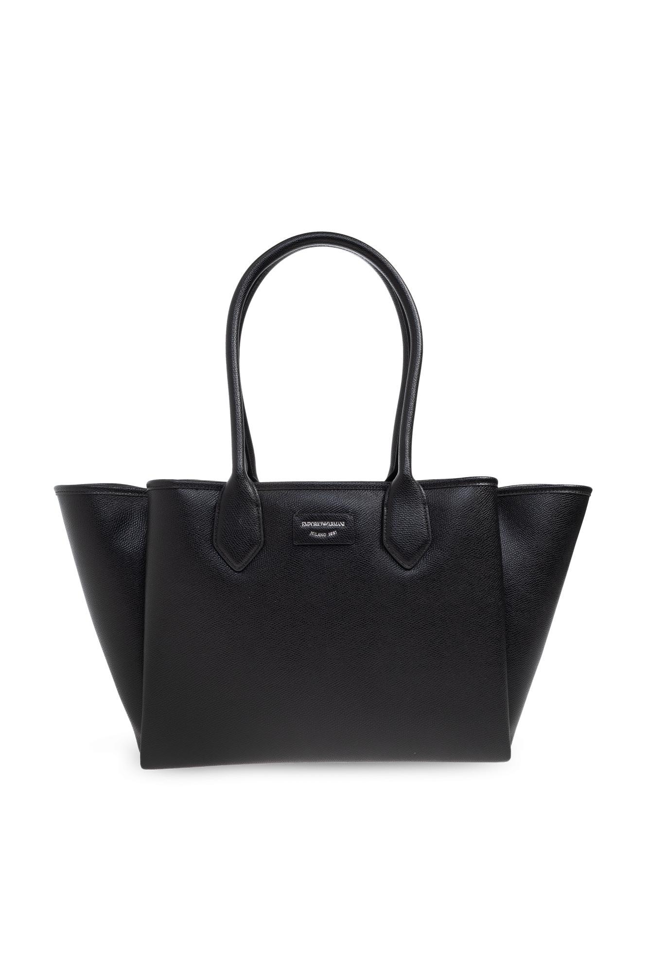 emporio armani shopper-type bag