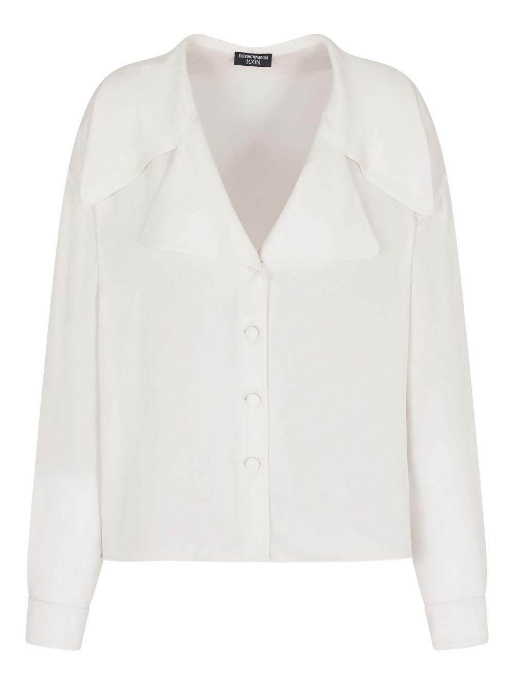 emporio armani silk shirt