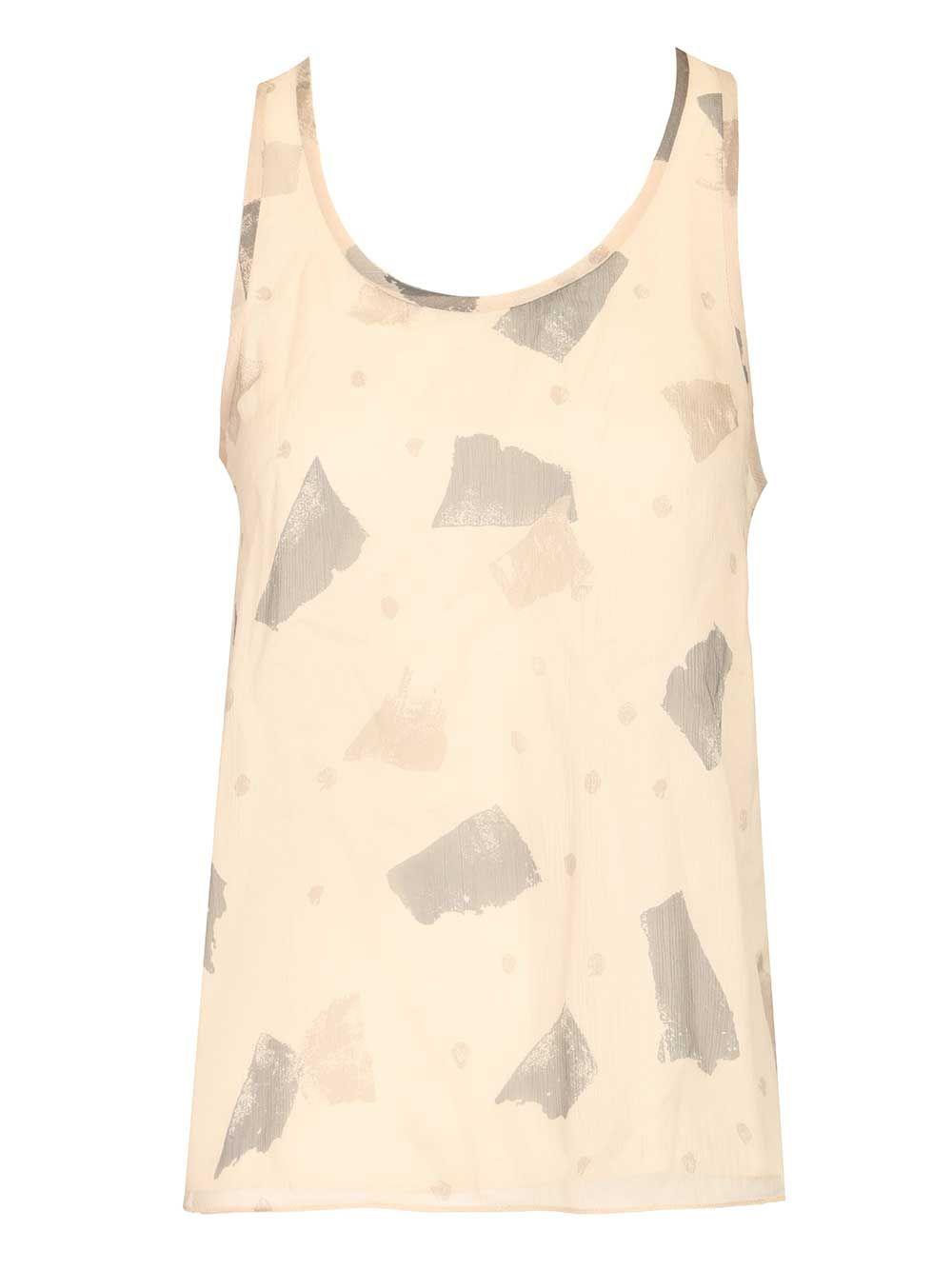 emporio armani silk top multicolor tops - women