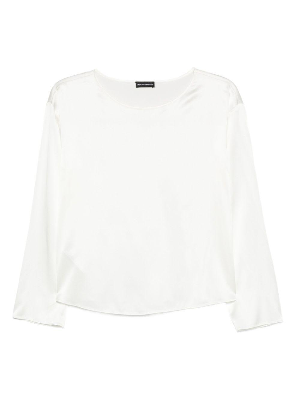 emporio armani silk top