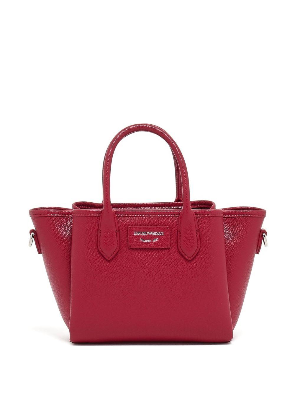 emporio armani small tote bag