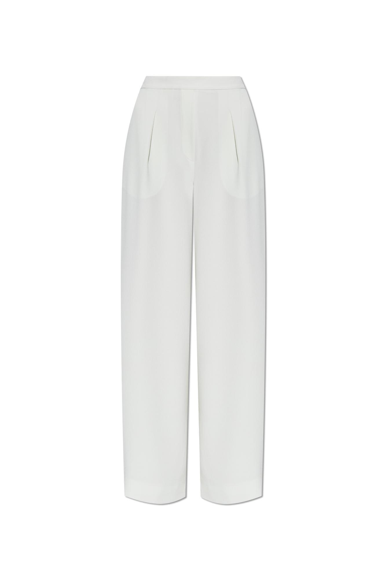 emporio armani straight-leg pants