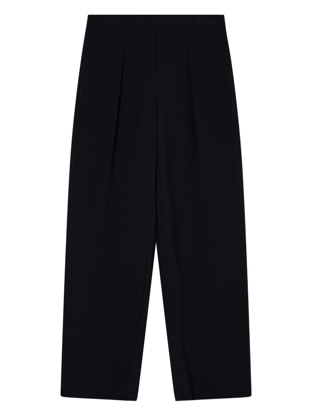 emporio armani straight-leg trousers