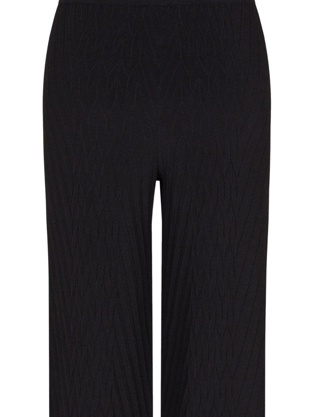 emporio armani straight-leg trousers