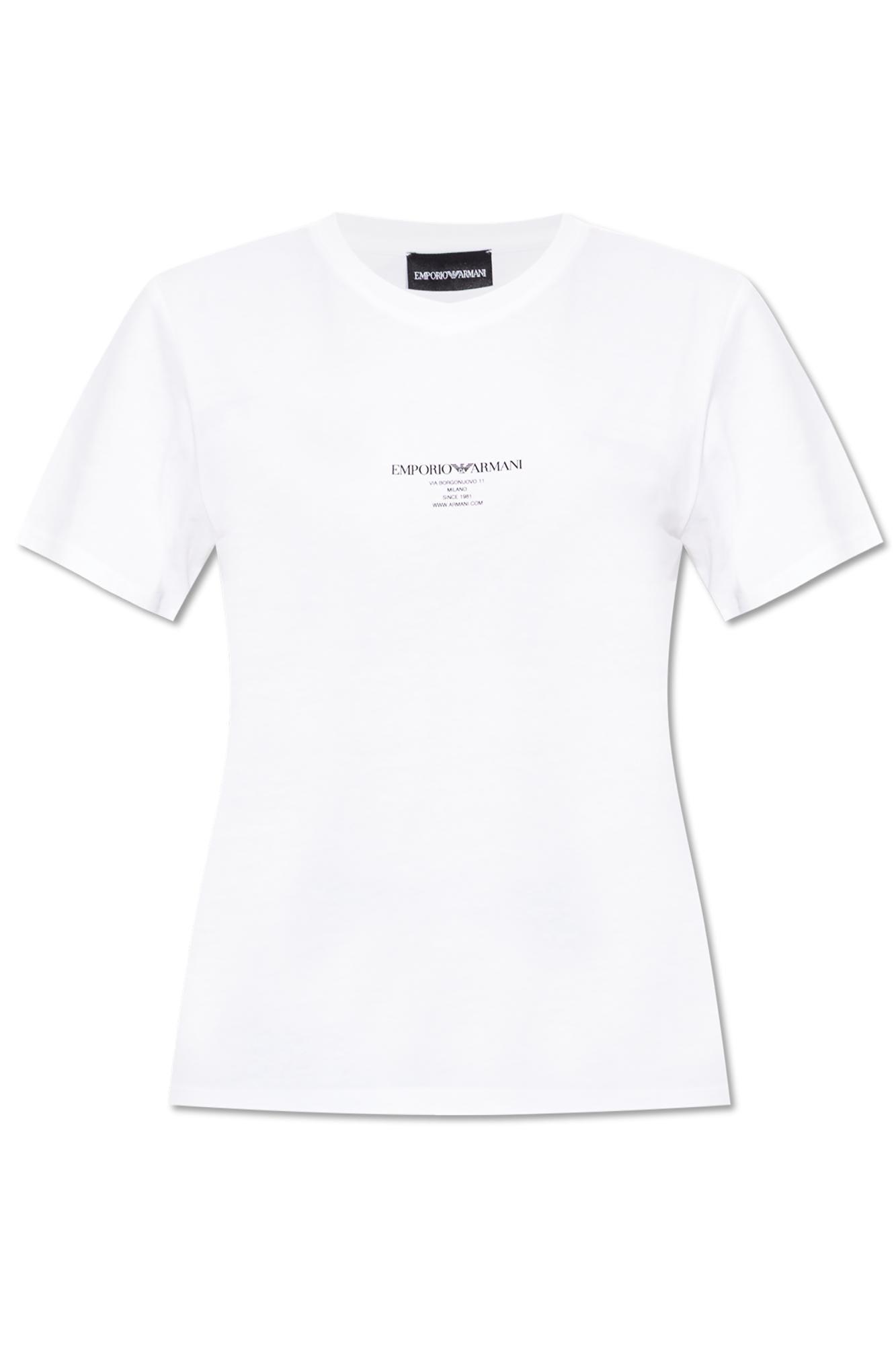 emporio armani t-shirt with logo