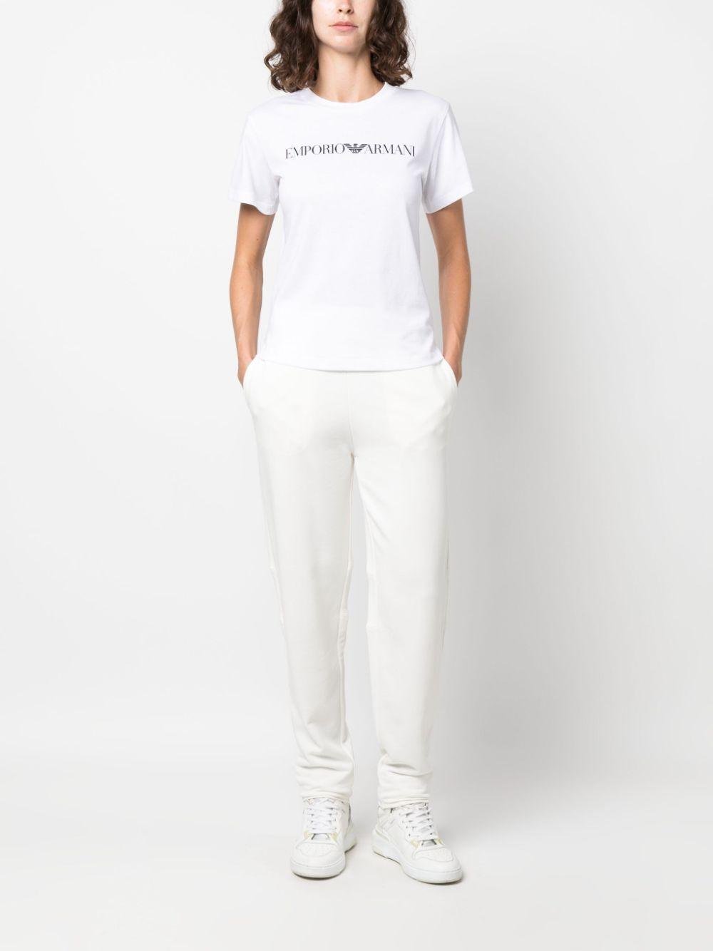 emporio armani t-shirts and polos white cotton - women