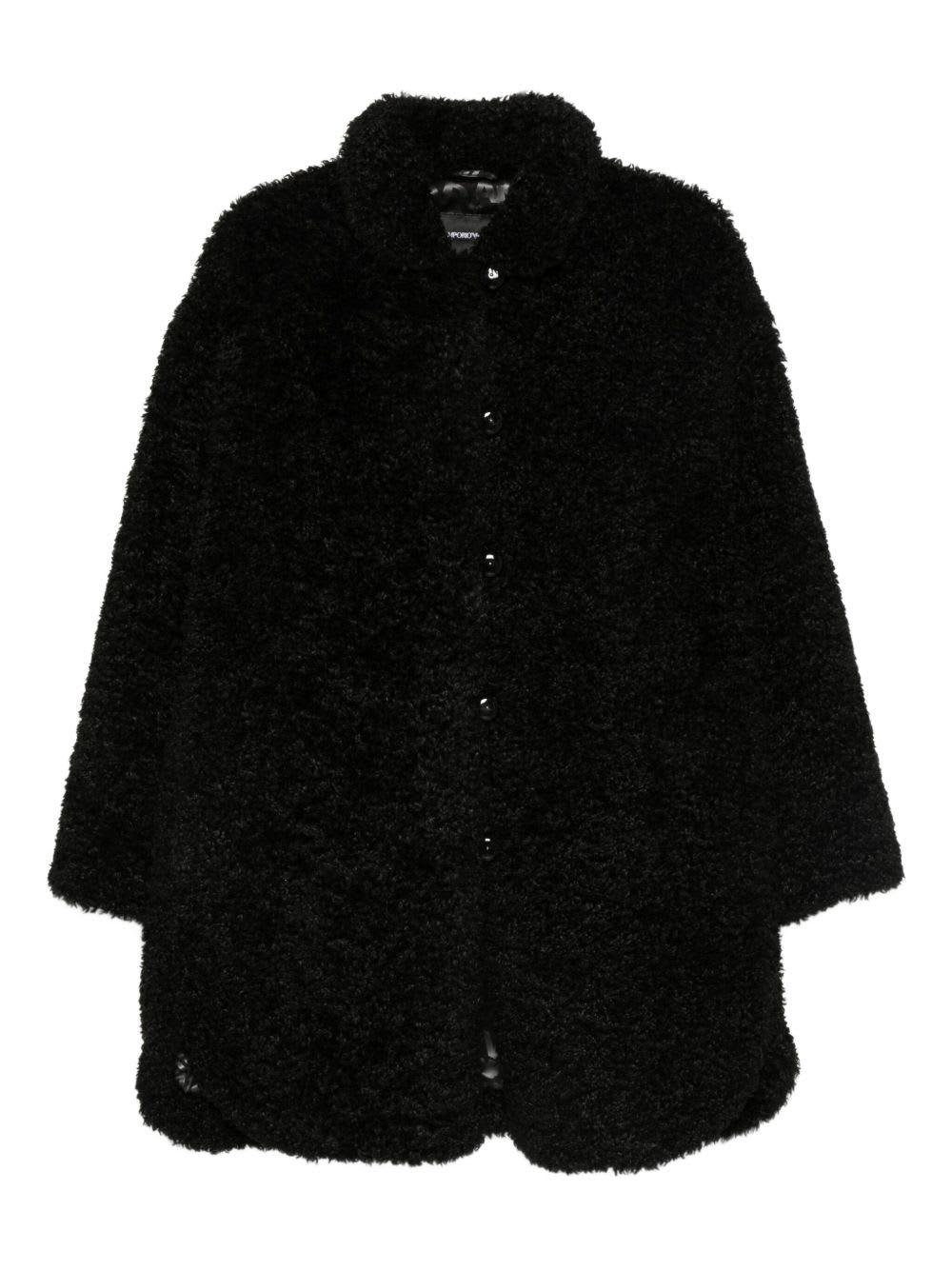emporio armani teddy coat