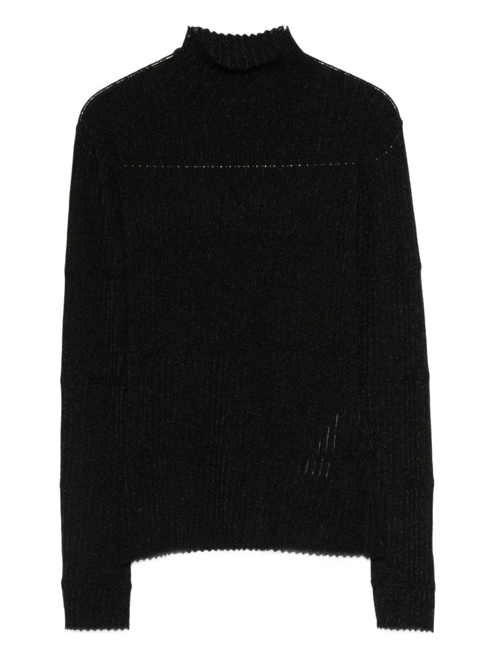 emporio armani turtle-neck sweater