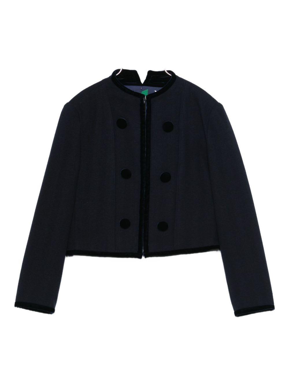 emporio armani wool blazer jacket