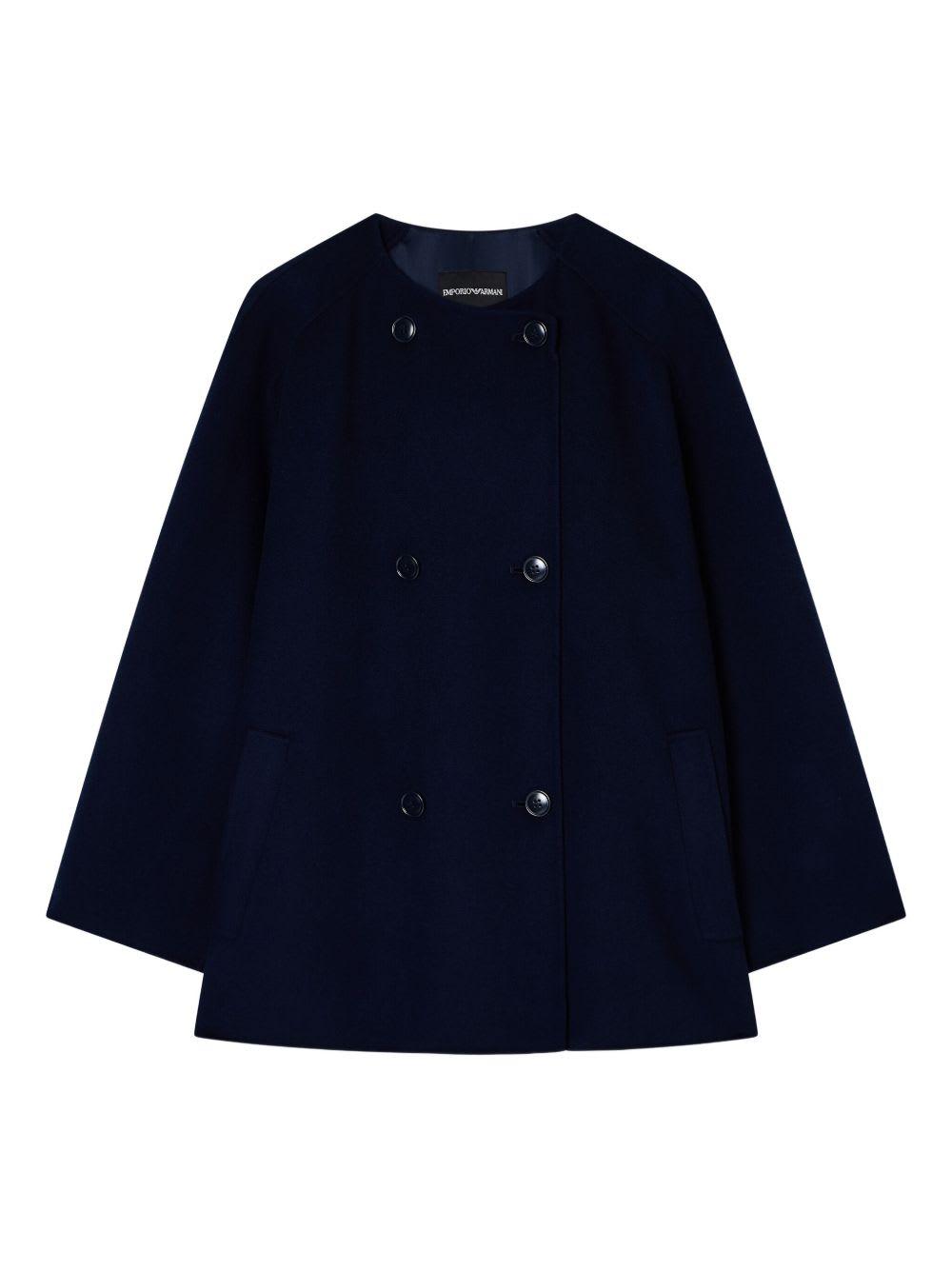 emporio armani wool coat