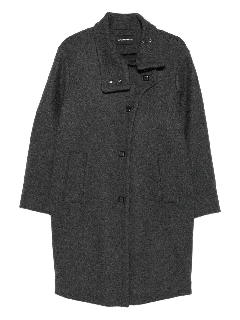 emporio armani wool coat