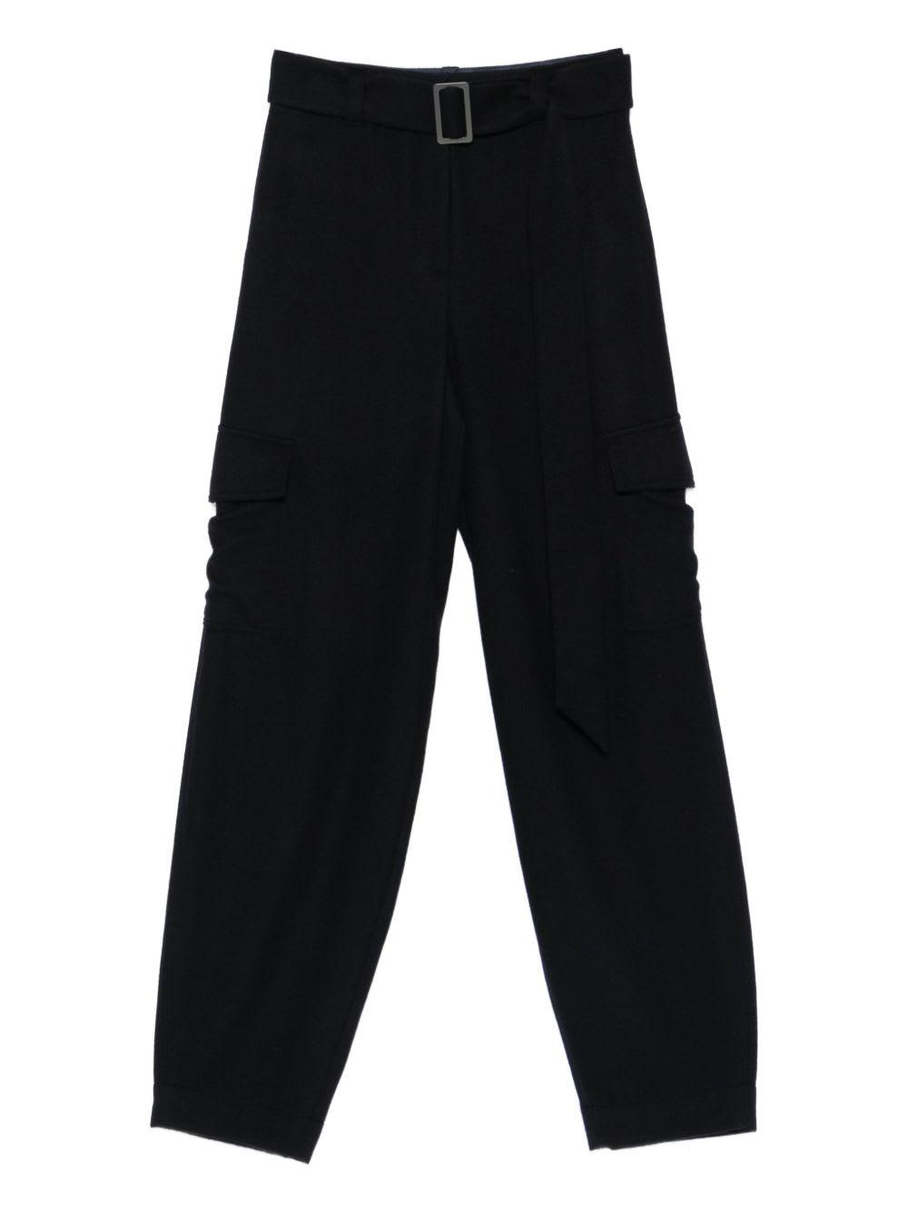 emporio armani wool trousers