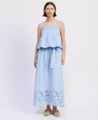 en saison womens lucy square neck top maxi skirt