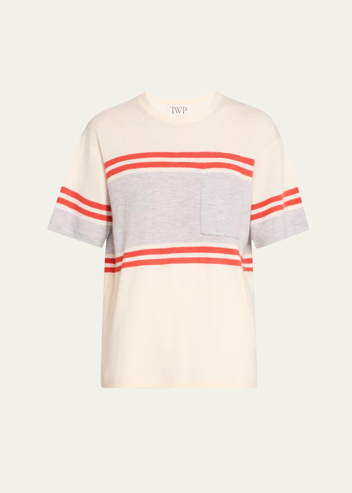 engineered stripe big boy tee