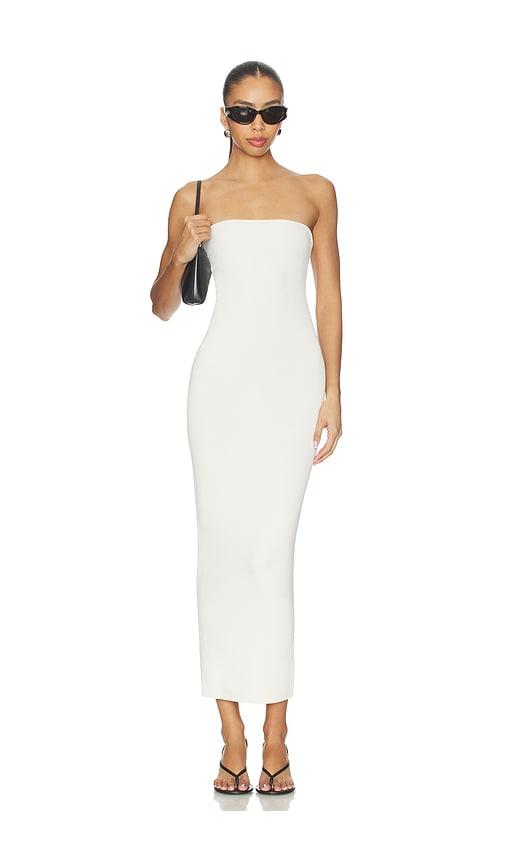 entire studios bandeau dress in ivory.