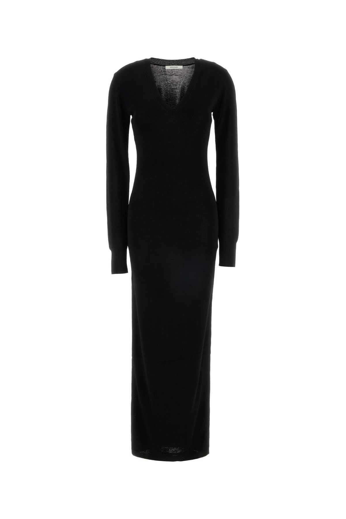 entire studios black knit dress