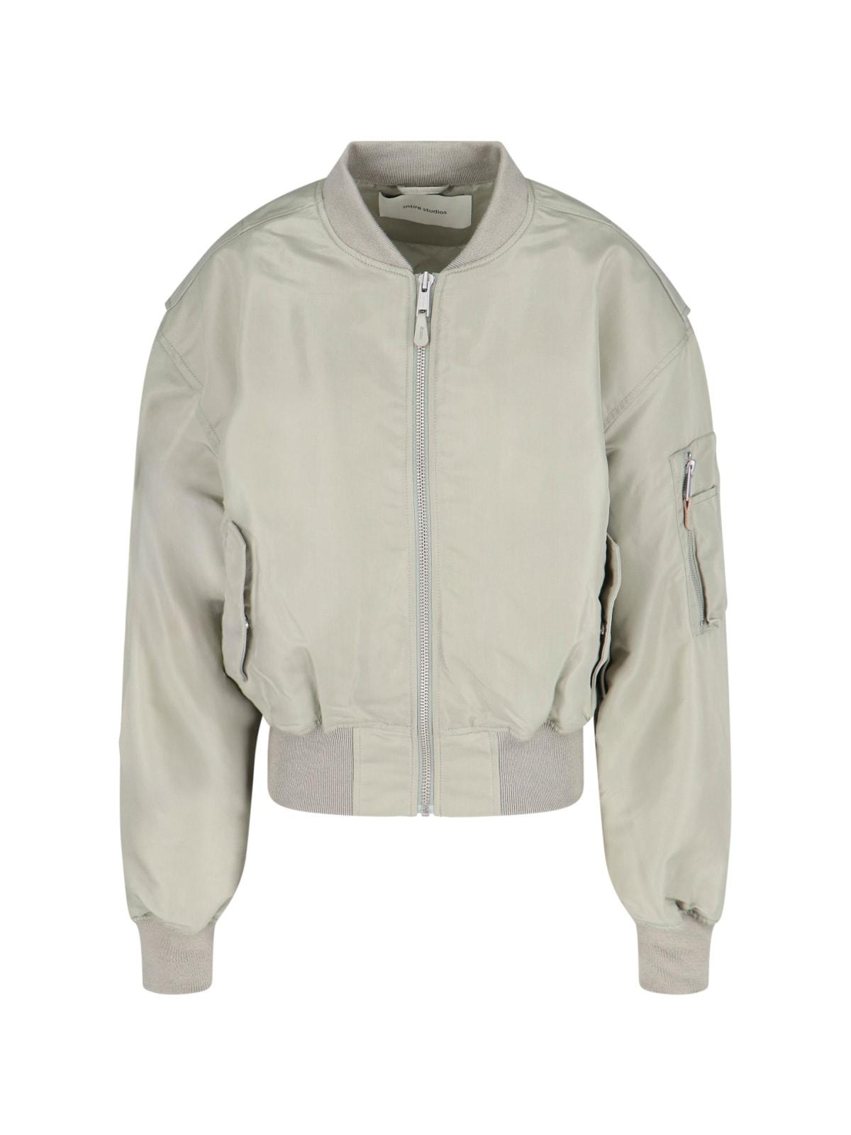 entire studios broad zip bomber jacket
