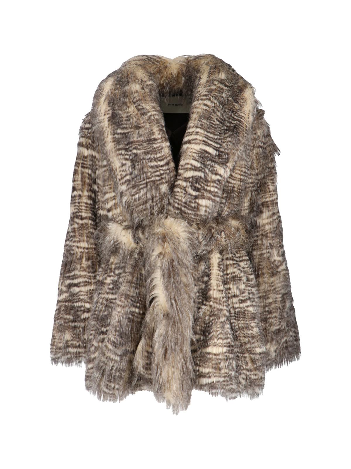 entire studios jackets beige modacrylic - women