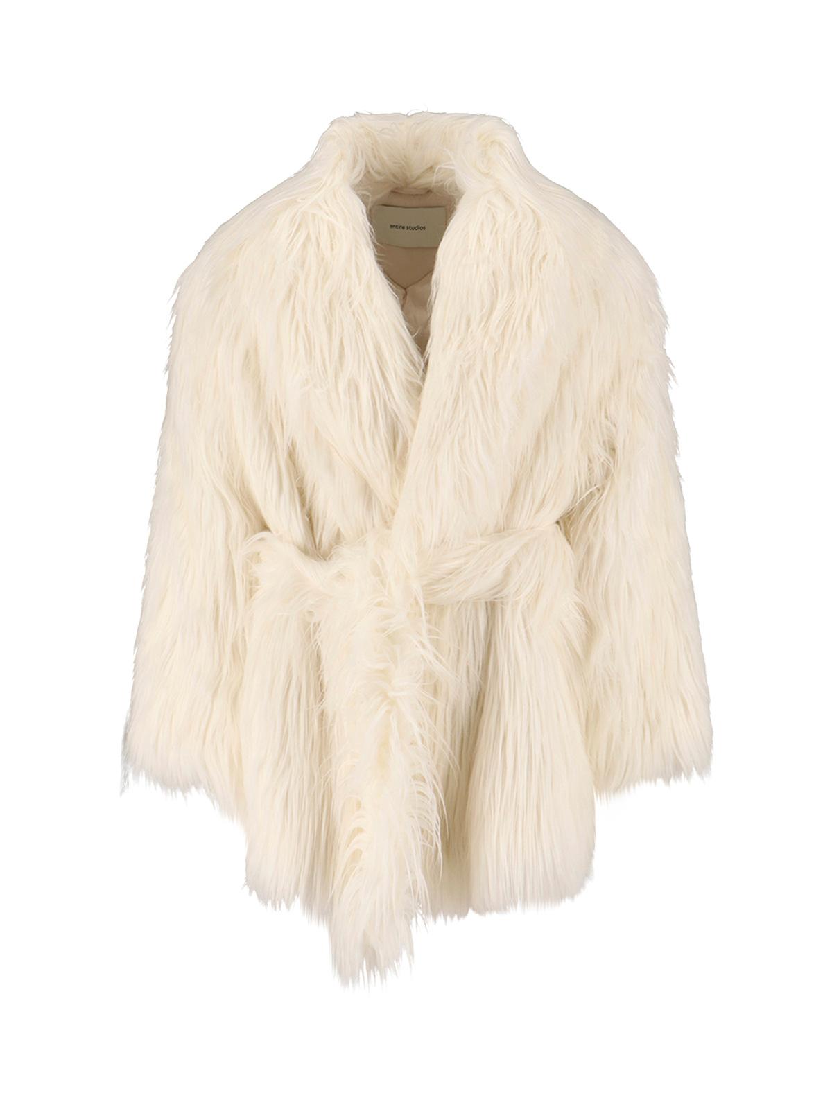 entire studios jackets white acrylic - women