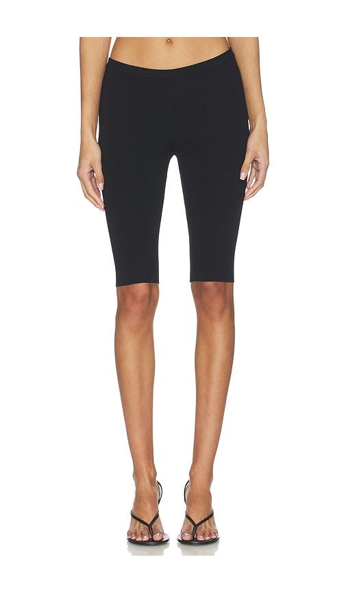 entire studios knit capri in black.