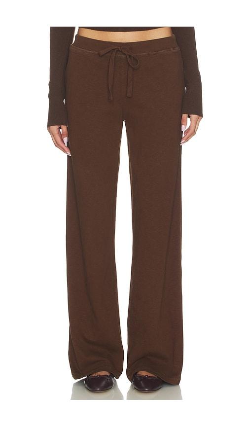 entire studios lowrise pant in brown.