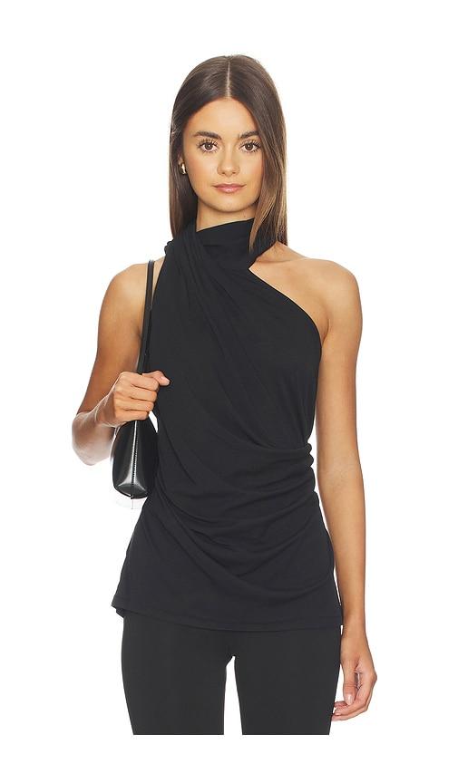 entire studios sleeveless dalters top in black.