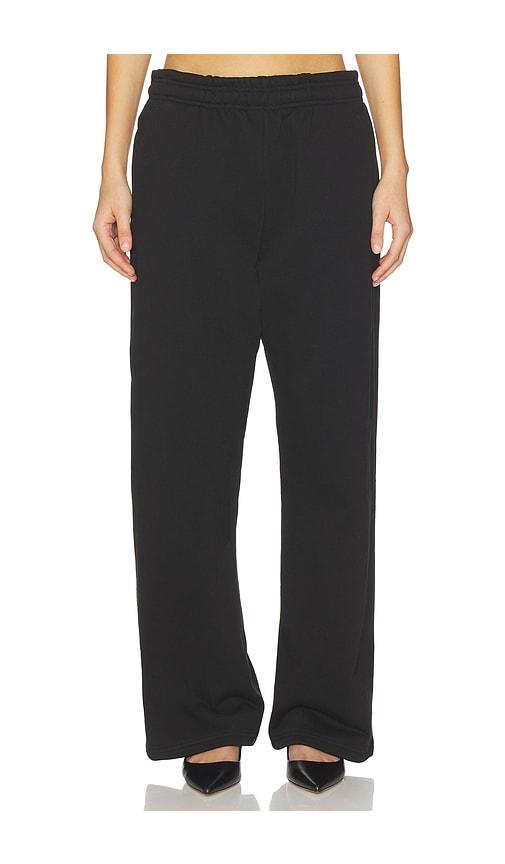 entire studios straight leg sweatpant in black.