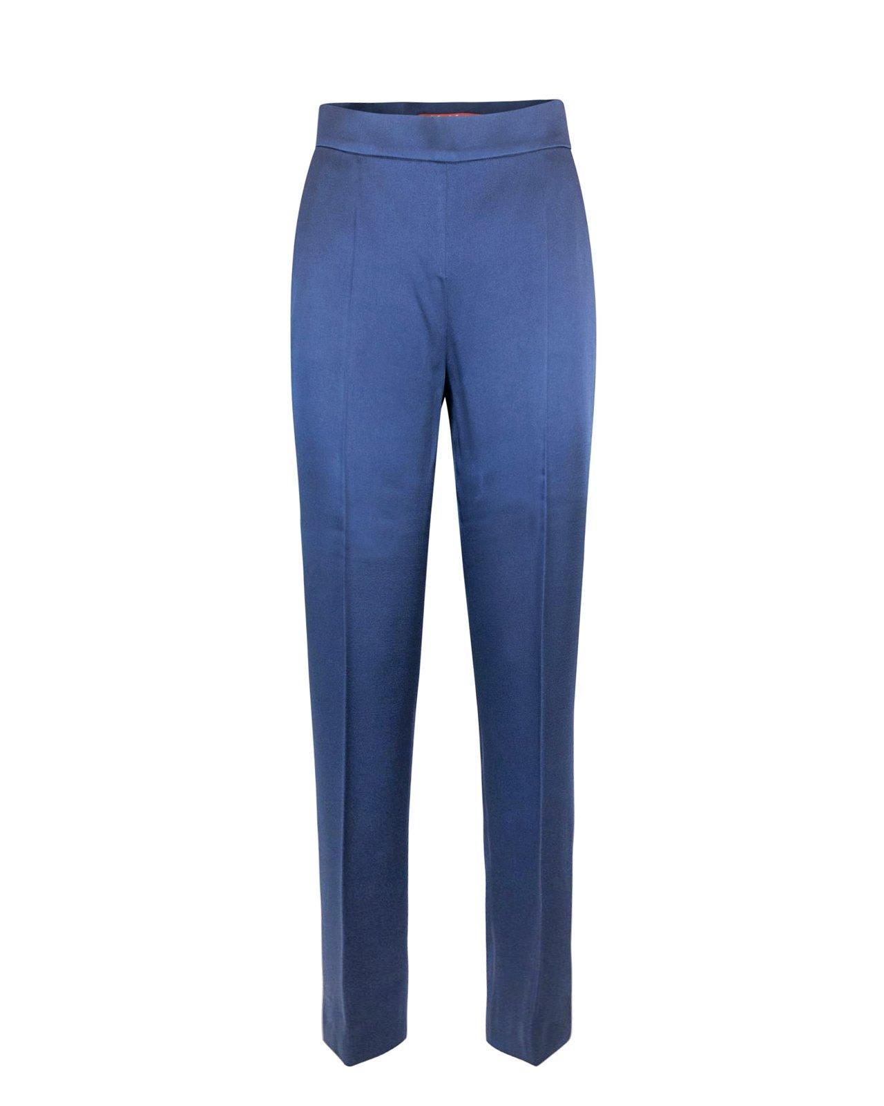 envers satin cigarette trousers max mara studio