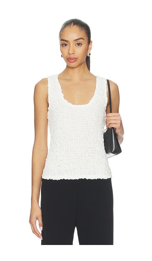 enza costa dimension tank in white.