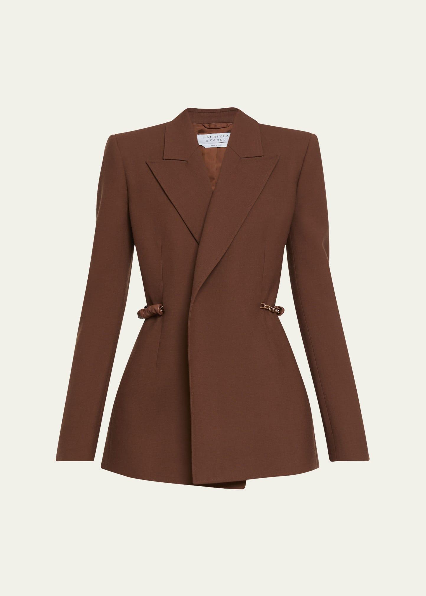 epona chain link wool blazer