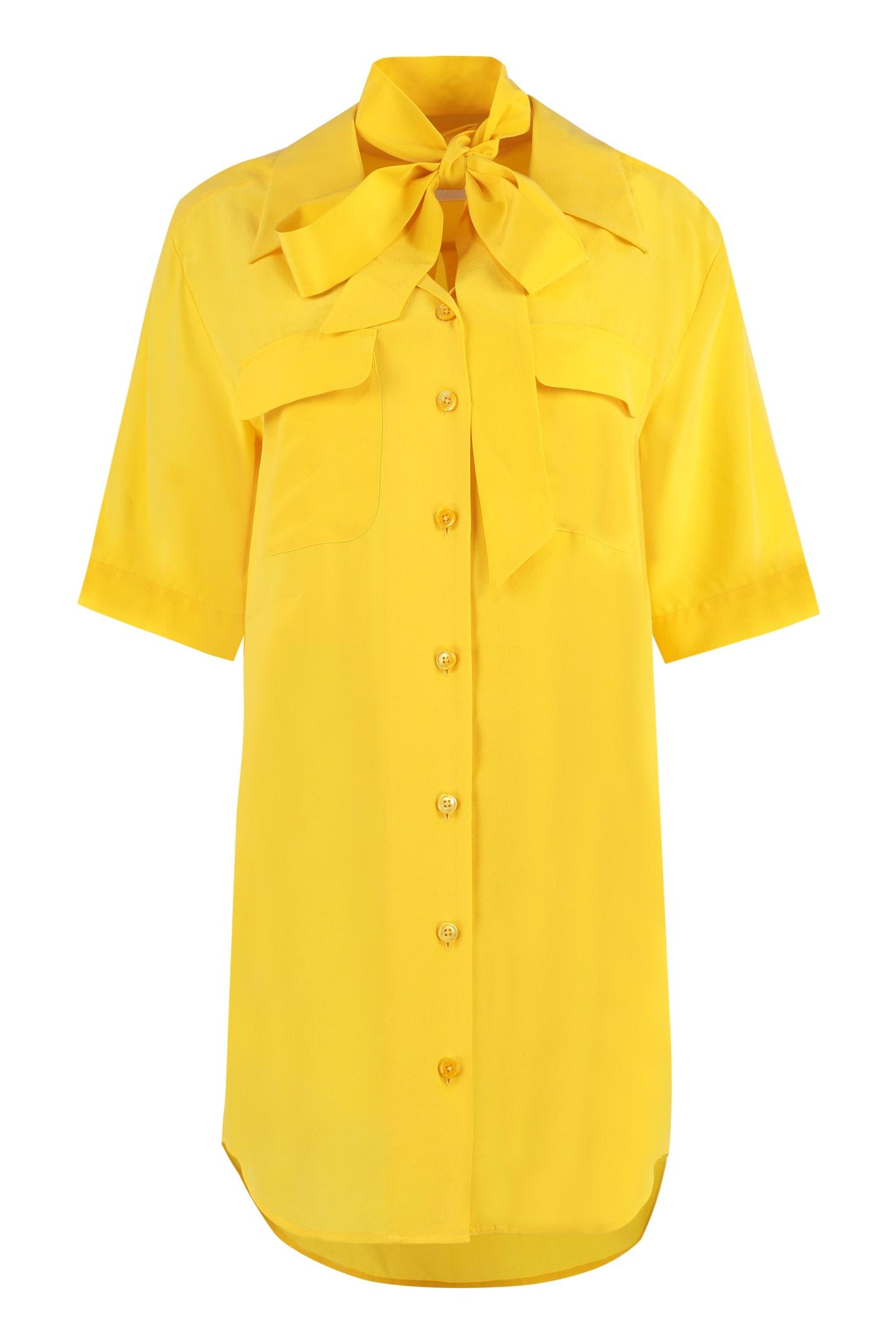 equipment belted shirtdress