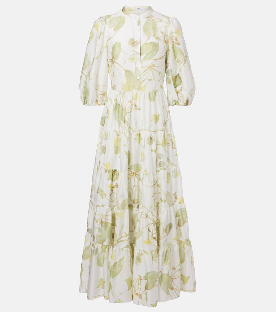 erdem cotton maxi dress