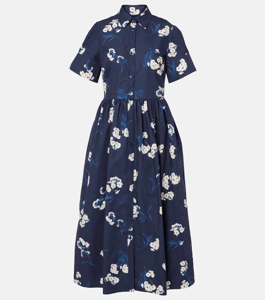 erdem cotton midi dress