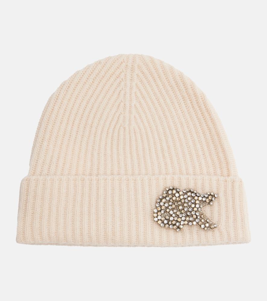 erdem embellished cashmere beanie