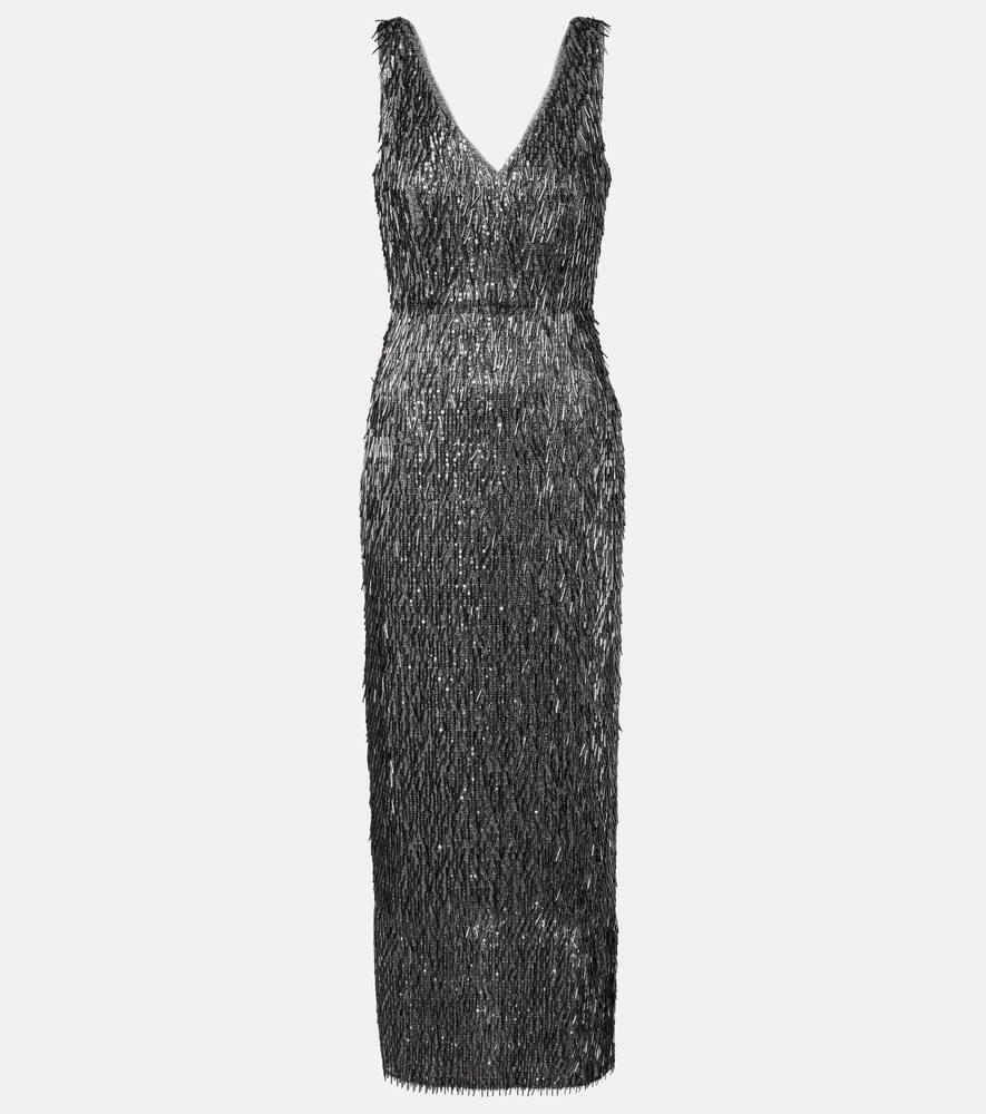 erdem embellished cocktail dress