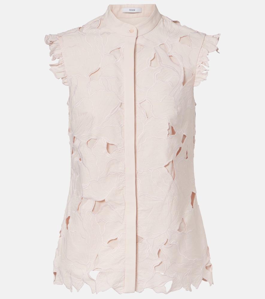 erdem embroidered floral cotton