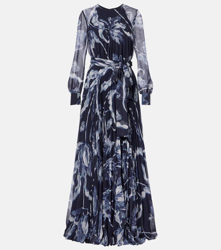 erdem floral voile gown