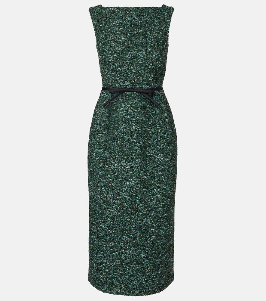 erdem tweed midi dress