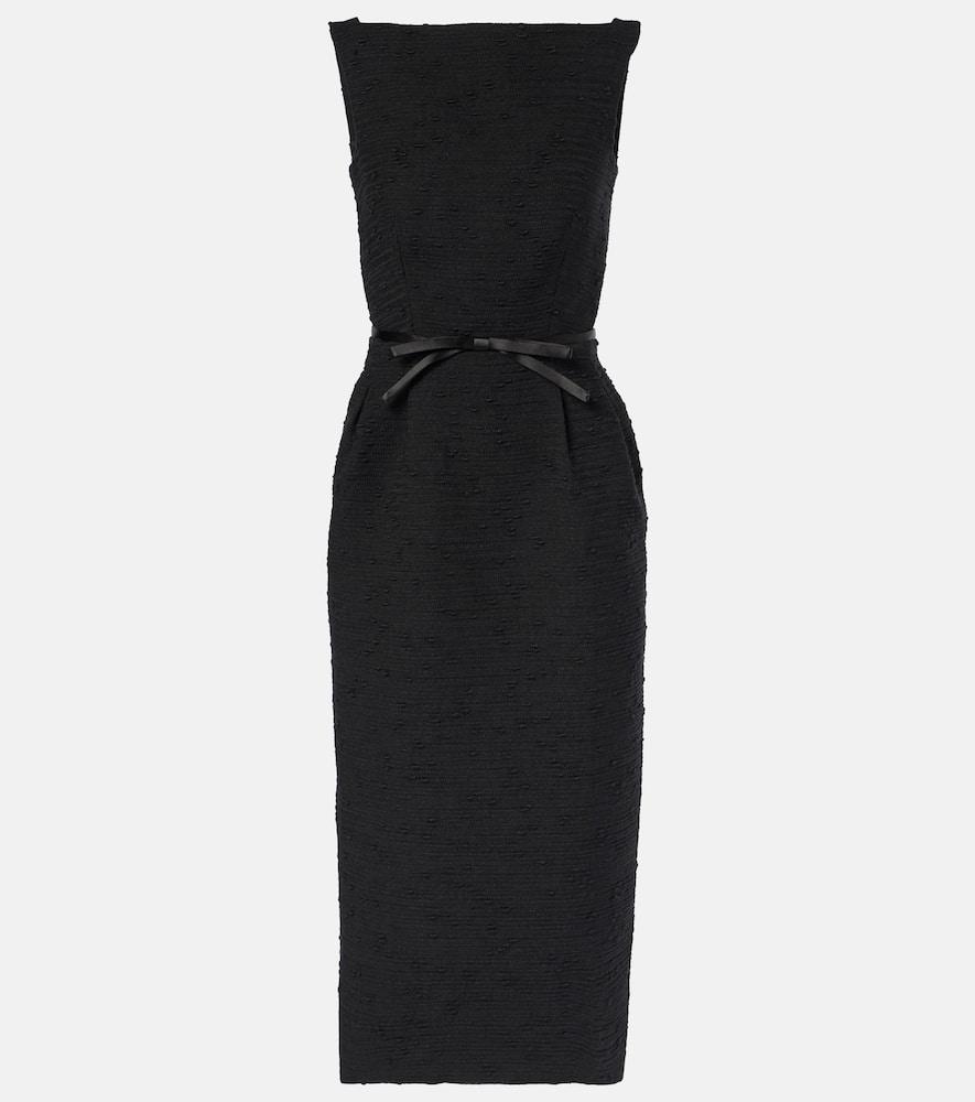 erdem tweed midi dress