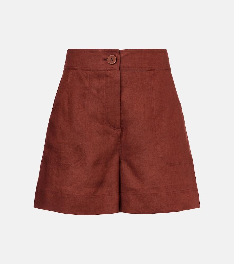 eres correct linen shorts