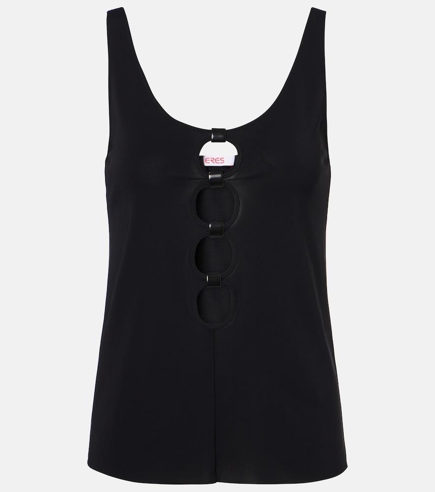 eres curl cutout jersey top