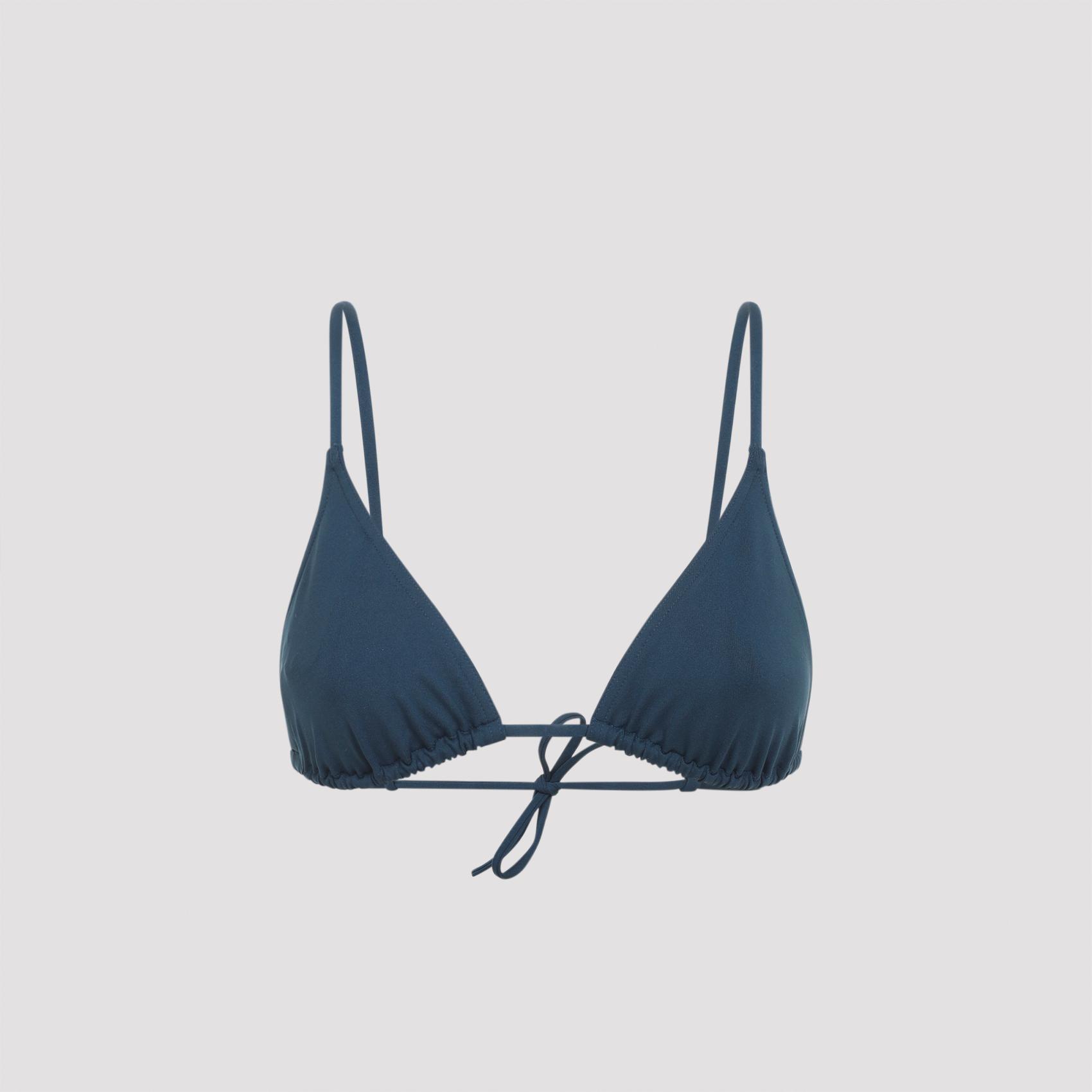 eres mouna bikini top blue polyamide elastane swimwear - women