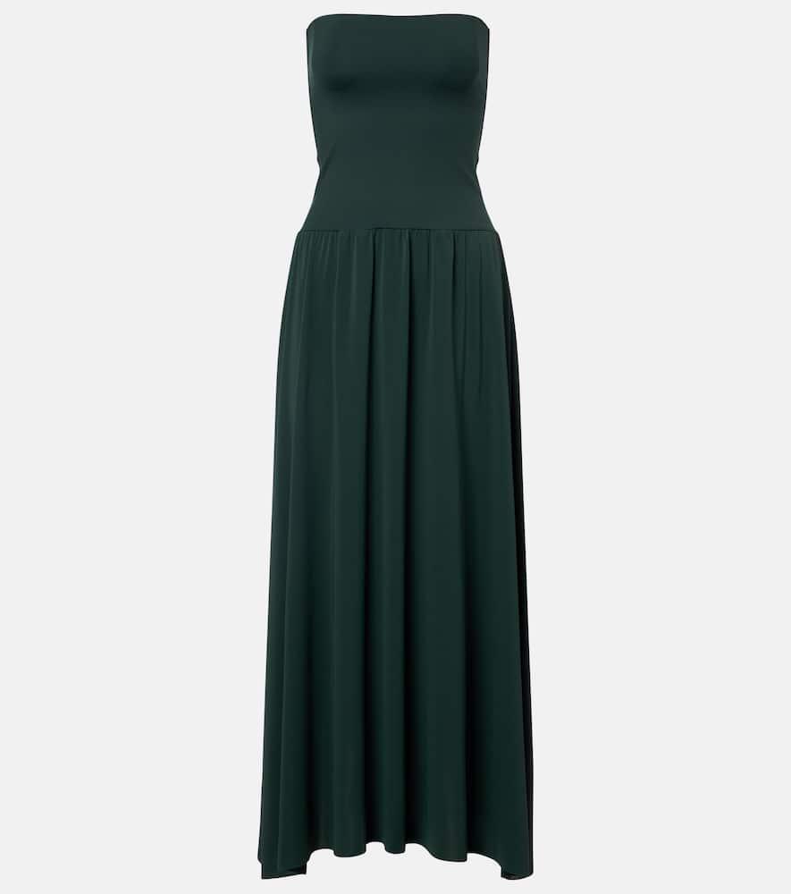 eres oda jersey crêpe maxi dress