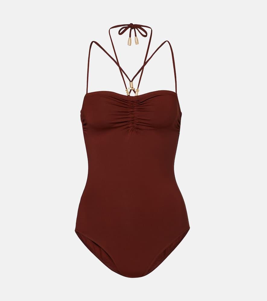 eres odyssée gathered swimsuit