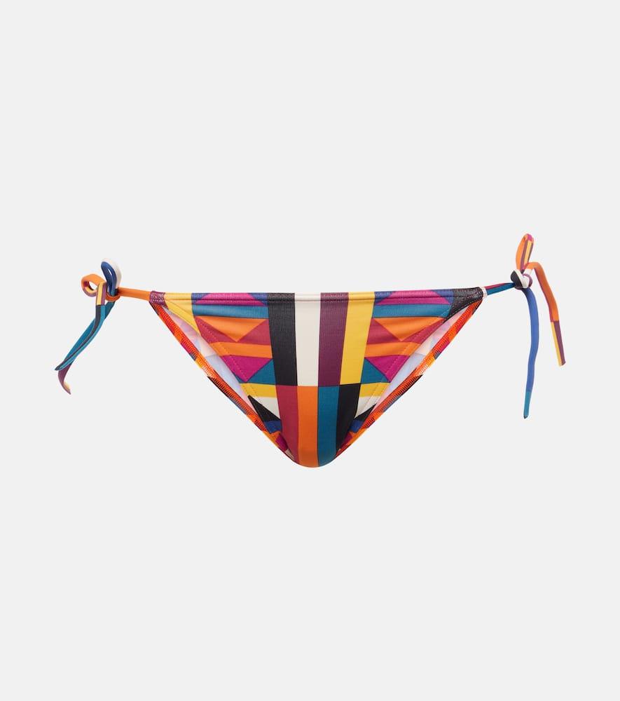 eres reflexe printed bikini bottoms