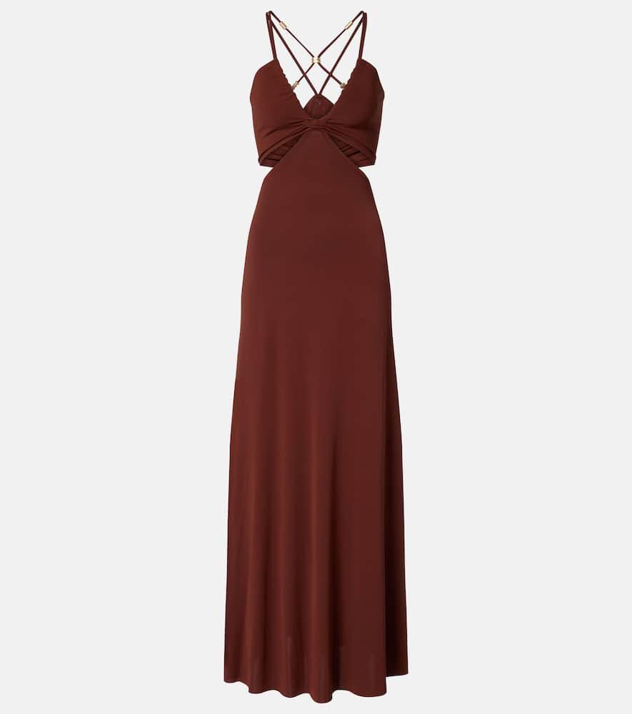 eres saba cutout jersey maxi dress