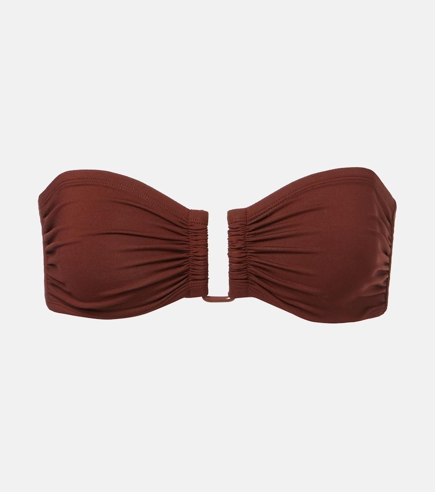 eres show bandeau bikini top